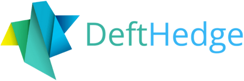 Logo DeftHedge en rectangle